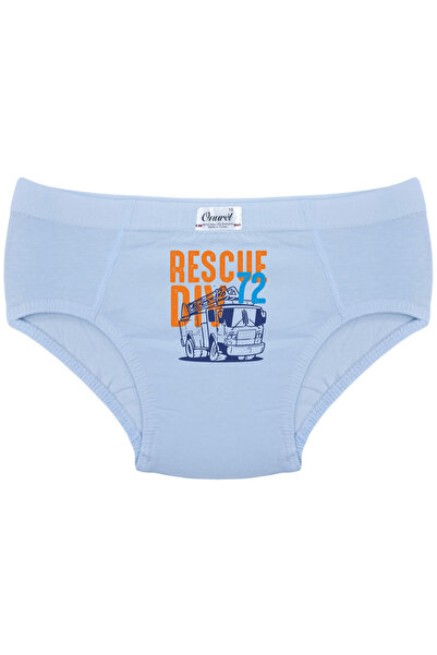 Onurel Pachet de 5 chiloți din lycra imprimați pentru pompieri în culori mixte pentru băieți