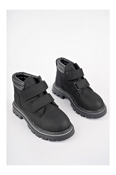 MİYA Gadget Model Çocuk Unisex Rahat Kalıp Soğuğa Dayanıklı Su İtici Yumuşak Yüksek Taban Cırtlı Bot