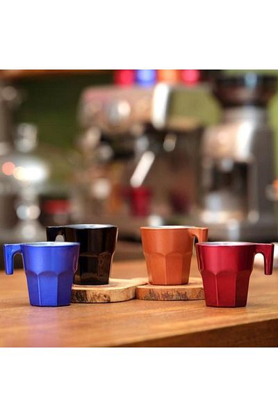 Paşabahçe Casablanca Espresso Cup, 4 Pieces, 75 ml