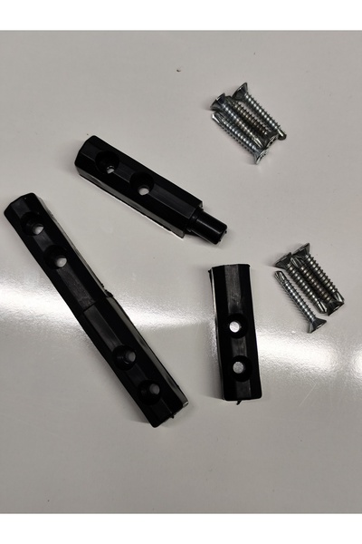 Van Aks Meşe Yapı 2 Li ( İki Adet ) MENTEŞELİ SİNEKLİK MENTEŞESİ Siyah (Antra...