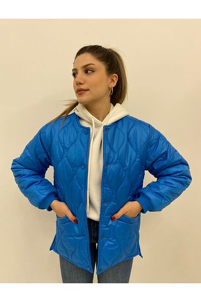 Nesil Ribbed Quilted Puffy Women's Coat