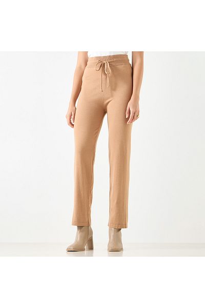 Iconic Solid Leggings with Drawstring Closure