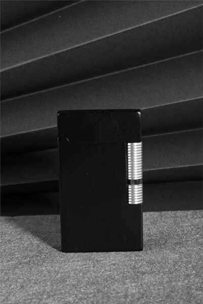 Silvio Monetti Siyah Renk Özel Tasarım Kapaklı Gazlı Çakmak 24CSM874MR01