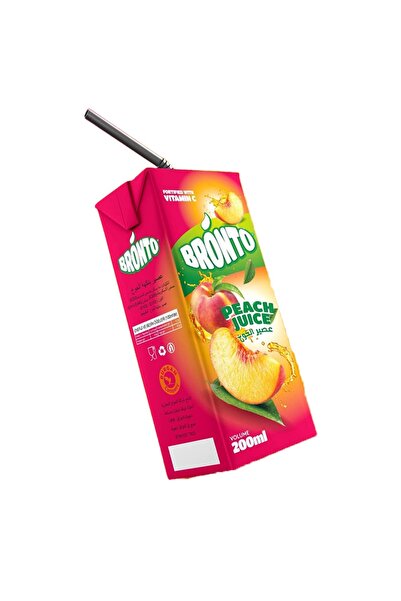 bronto Meyve Suyu şeftali Aromalı 200ml