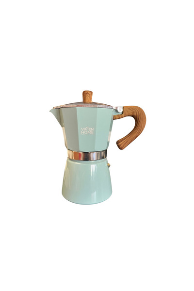 Grossberg Coffee Moka Pot Turkuaz 300 ml 6 Cup