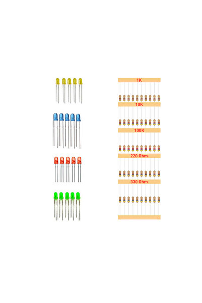 Kidsmaker Arduino Set 24 Parça 126 Adet Ekonomik Başlangıç Seti