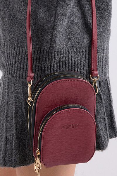 Bigdart 010171   Geantă de umăr Mini Crossbody Roșu Claret