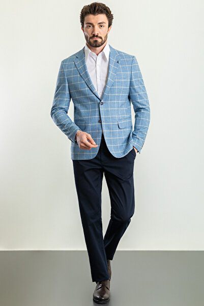 Mcr Екосели Слим фит мъжка яке с моно яка Saks - 40311.23Y