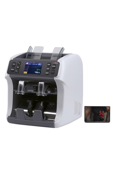 Mühlen Falcon L75 İki Katlı Profesyonel Karışık Para Sayma Makinesi