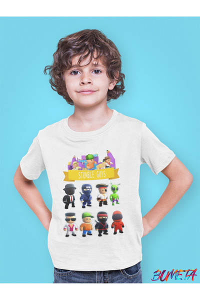 Bumeta Παιδικό μπλουζάκι Stumble Guys All Character