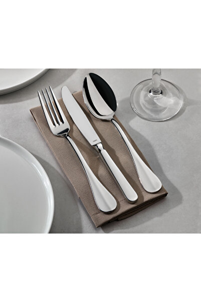 Narin Baget Serisi - Sade - 18 Parça Çatal Kaşık Bıçak Takımı