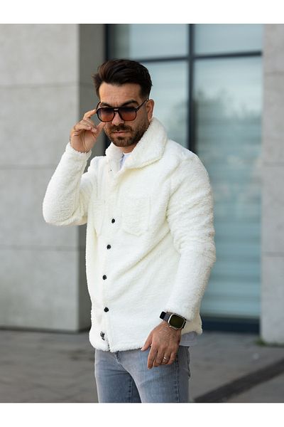 Minharir Λούτρινο Unisex πουκάμισο - Λεπτομέρεια τσέπης