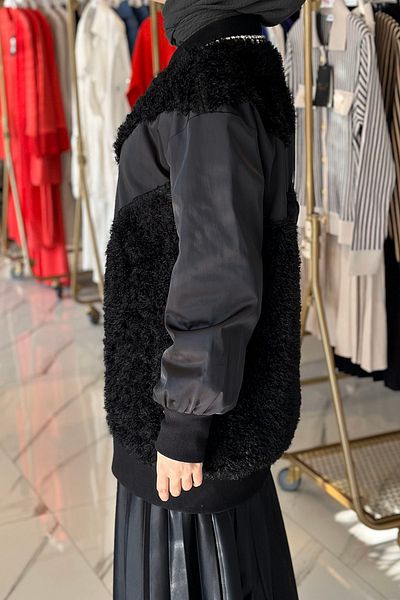 Missemramiss Μπουφάν Bomber Black Stone - 4691