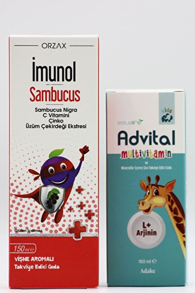 Ocean Sambucus Syrup and Advital Multivitamin Syrup
