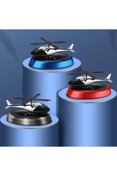 ONE KADO - Güneş Enerjili Helikopter Araba Koku Difüzörü Siyah