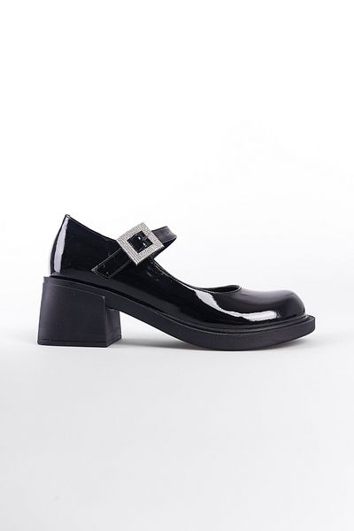 Capone Outfitters Mary Jane Damenschuhe – Steindetaillierte Schnalle