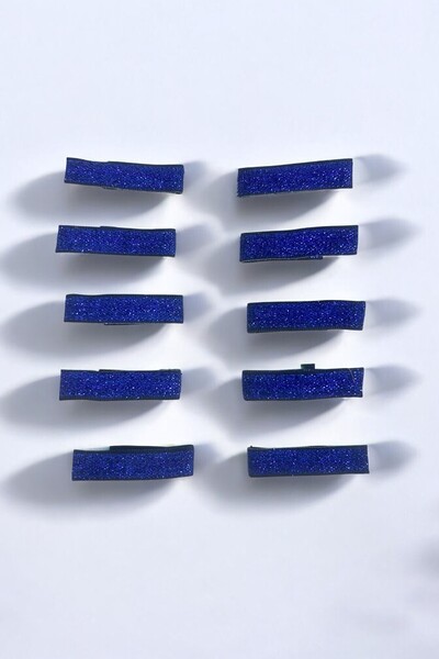 kalben accessories 10 قطع مشبك تمساح مطلي 4 سم - كوليت ومشبك شعر