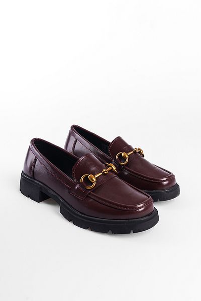 Capone Outfitters Damen-Loafer mit Trak-Sohle und Metallschnalle