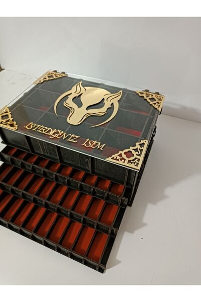 asaf Kişiye Özel Cam Kapaklı Ahşap Tesbih Ve Saat Koleksiyon Kutusu Tespih Ku...