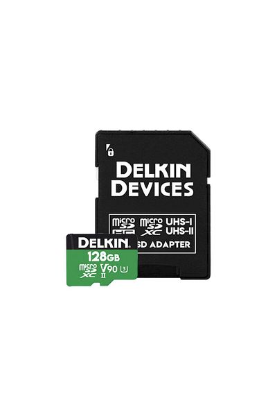 Delkin Devices Delkin 128Gb Power Uhs-Ii V90 - Micro Sd Memory Card