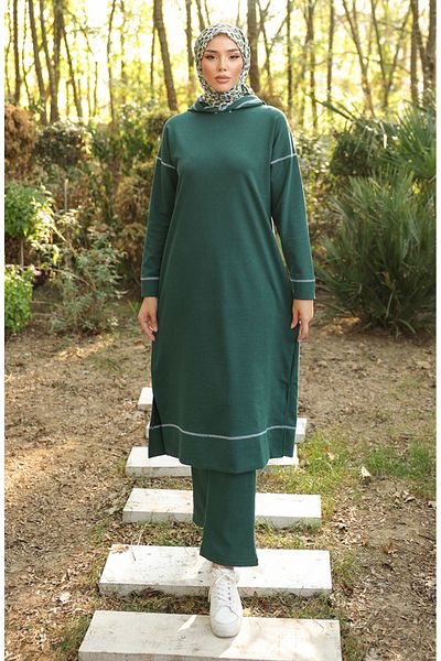 sefamerve Σετ φόρμας Nefti Green Double - 3082-06