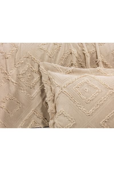 bursa çeyiz Sofia Scandinavian Double Tufted Bedspread 250X260 2 Pillows 50X80