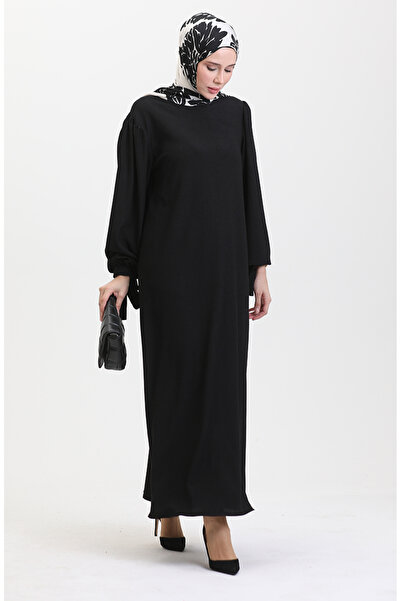 sefamerve Šaty s černými rukávy - 1053-01