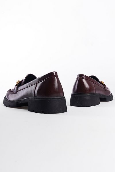 Capone Outfitters Damen-Loafer mit Trak-Sohle und Metallschnalle