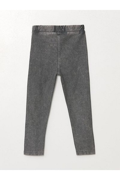 LC Waikiki Basic Baby Girl Tights Trousers with Elastic Waist