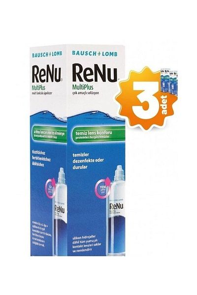 Renu Multi Plus 360ml 3 Boxes Lens Solution