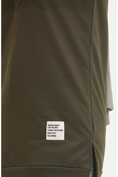sefamerve Yırtmaçlı Spor Tunik 0529-06 Haki
