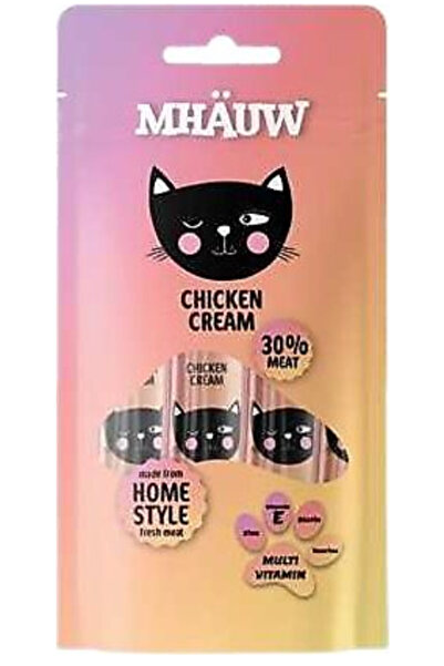 Furlo مايو 4x15 جرام طعام القطط مع الدجاج والفيتامينات المتعددة