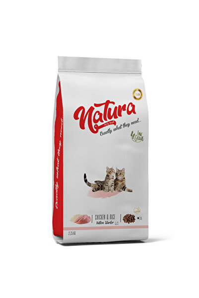 Natura Pet Natura Düşük Tahıllı Tavuk _ Pirinç Yavru Kedi Başlangıç Maması 2,...