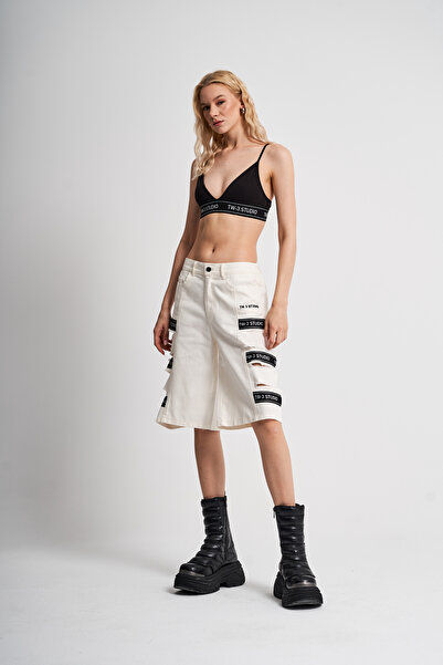 tw3 Siyah Ve Beyaz Bermuda