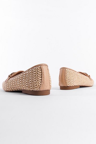 Capone Outfitters Дамски мокасини с катарама от естествена кожа