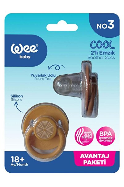 Wee Baby 2'li Cool Emzik No:3 Koyu Sarı