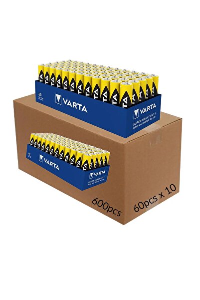 Varta Aaa Ince Kalem Pil 600lü Koli Aaa R03 1.5v Super Heavy Duty Pil