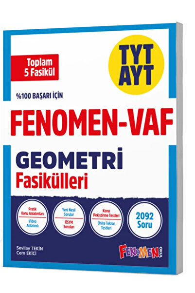 Fenomen Yayıncılık VAF TYT-AYT Geometri Fasikülleri
