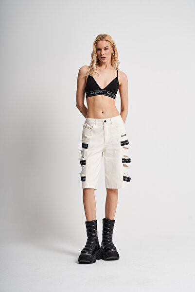 tw3 Siyah Ve Beyaz Bermuda