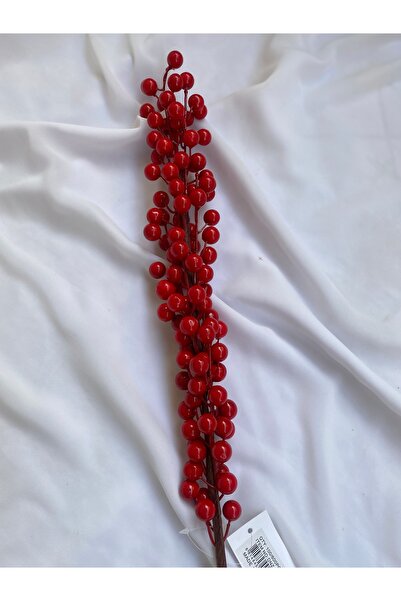 Z&B FLOWERS 75 cm Kokina Çiçeği Yılbaşı Çiçeği Kırmızı Kokina Yapay Kokina Ya...