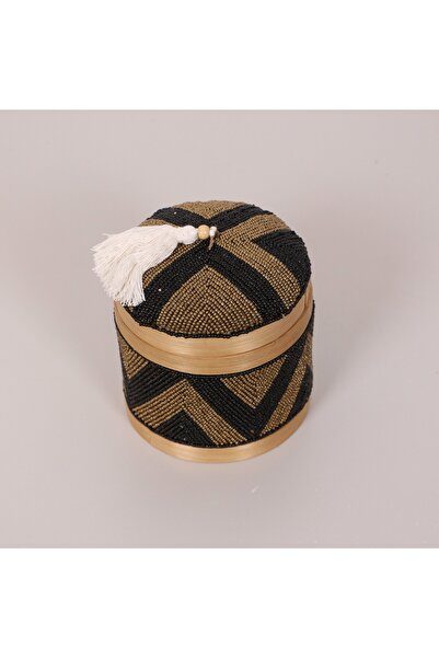 Mylamp Bali Beaded Bamboo Storage Box S 12X14 cm