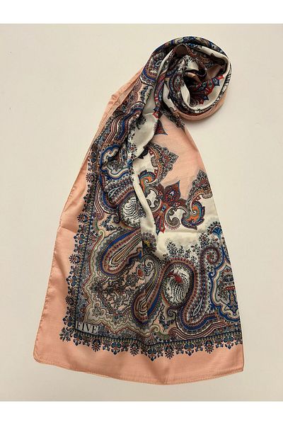 FİVESCARF Şal de mătase Voile Model Broderie