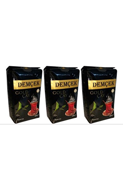 demçek DEMÇEK SİYAH GOLD ÇAY 1000GR X 3LÜ AVANTAJ PAKET