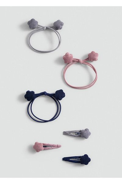 MANGO Kids Set aus Haarspange und Haargummi