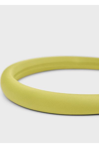 MANGO Woman Gesteppte Krone aus Satin