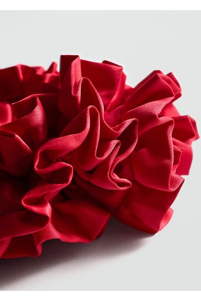 MANGO Woman Ac de păr cu floare maxi
