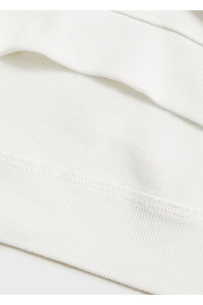 MANGO Kids Βαμβακερό φούτερ με λεπτομέρεια κεντήματος