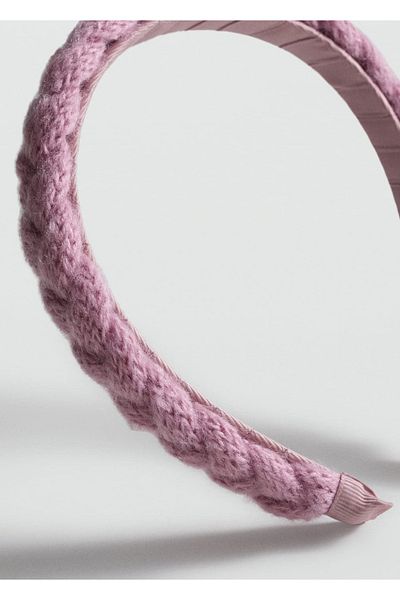 MANGO Kids Geflochtenes Haarband mit Muster