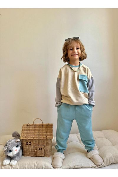 YİGİT BUTİK Yigit Boutique Colorful Boy's Set