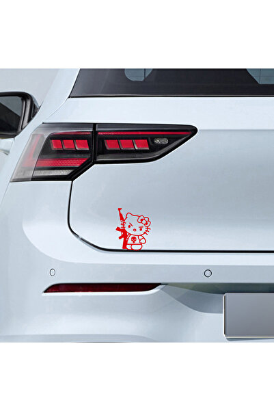 Sönmez Dijital Hello Kitty Silah Sticker - Hello Kitty Sitcker - Oto Sticker ...